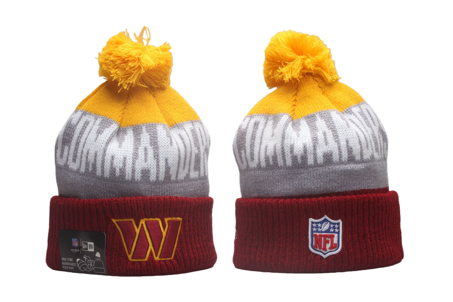 2026 NFL Washington Commanders Hat beanie style 09->->Sports Caps